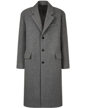 Studio Tomboy X Single-Breasted Coat - Gray