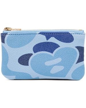 AAPE BY A BATHING AP Heart-Motif Card Holder - Blue