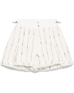 Sacai Tweed Shorts - Natural