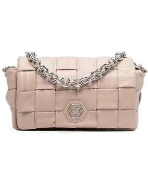 Philipp Plein Interwined-Design Shoulder Bag - Pink