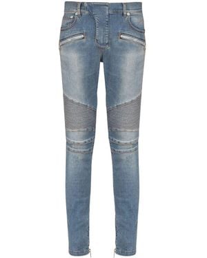 Balmain Biker Jeans - Blue