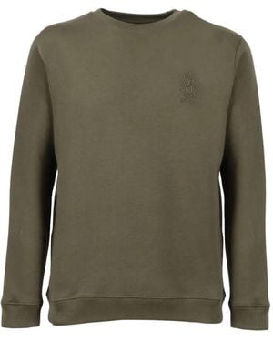 Dondup Sweater Met Geborduurd Logo - Groen