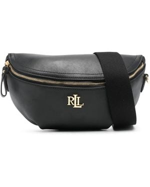 Ralph Lauren Marcy Leather Belt Bag - Black