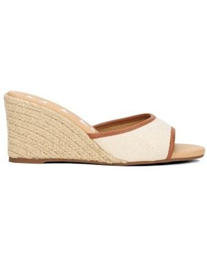Manebí Wedge Heeled Sandals - Natural