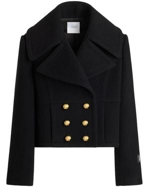 Patou Double-Breasted Jacket - Black