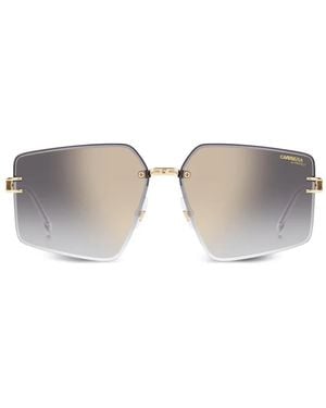 Carrera Geometric-Frame Sunglasses - White