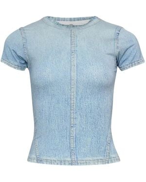 Rag & Bone Miramar Denim T-Shirt - Blue