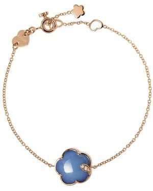 Pasquale Bruni 18Kt 'Petit Joli' Rotgoldarmband Mit Diamanten - Weiß