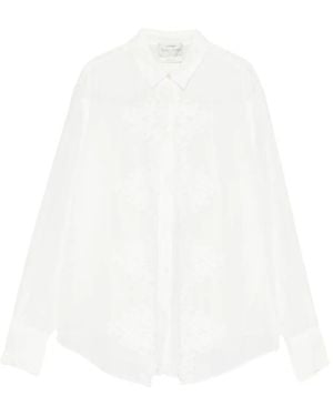 forte_forte Embroidered Shirt - White