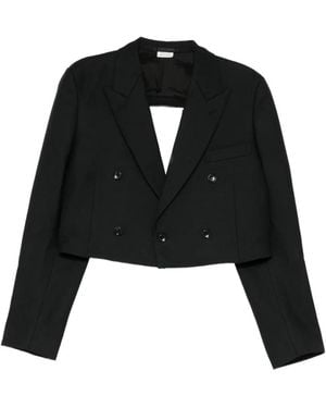Comme des Garçons Cutout Blazer - Black