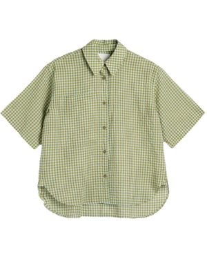 YMC Eva Checked Shirt - Green