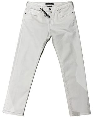 Incotex Jeans Con Design A Cinque Tasche - Grigio