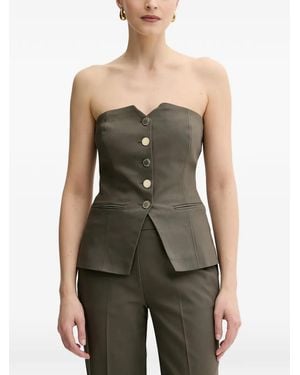 Morgan Top Con Botones - Verde