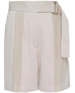 Club21 Sloane Belted Shorts - White