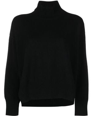 Barrie Kaschmirpullover Mit Rollkragen - Schwarz