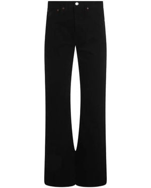 Lois Flare-Leg Cotton Jeans - Black