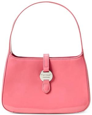 Twinset Magnetic-Closure Shoulder-Bag - Pink