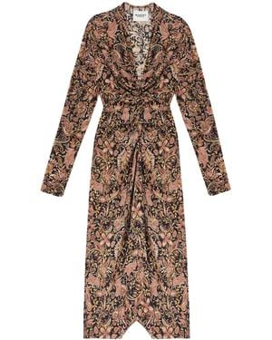 Isabel Marant Zeliha ドレス - ブラウン