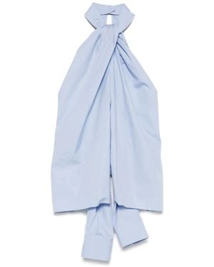 Stella McCartney Sleeveless Halterneck Top - Blue