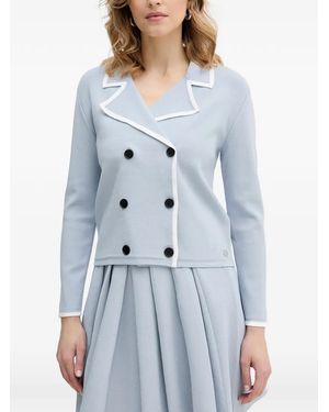 KARL LAGERFELD Cárdigan con doble botonadura - Azul