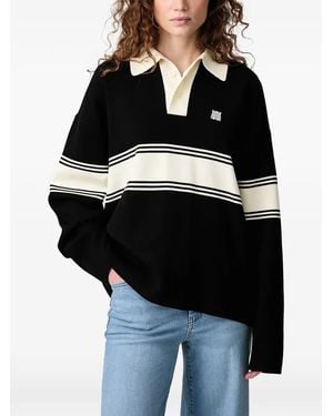 WRSTBHVR Lev V2 Poloshirt Met Lange Mouwen - Zwart