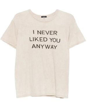 R13 I Never Liked You Boy T-Shirt - White