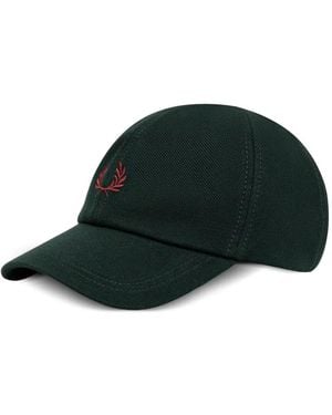 Fred Perry Logo-Embroidery Baseball Cap - Green