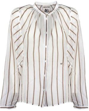 Semicouture Striped Shirt - White