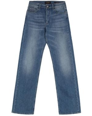 Moorer Five-pocket Design Jeans - ブルー