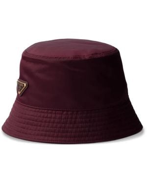 Prada Re-Nylon Bucket Hat - Red