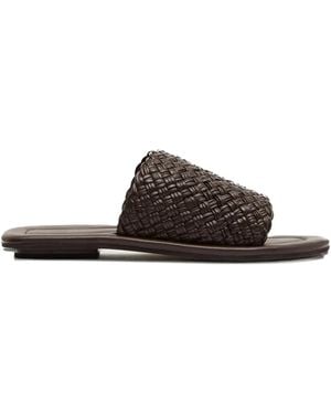 St. Agni Geweven Slippers - Bruin