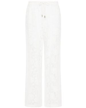 The Upside Lace Drawstring Pants - White