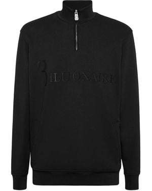 Billionaire Sweatshirt Mit Reißverschluss - Schwarz