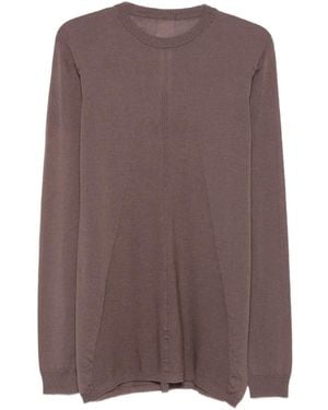 Rick Owens Sweat À Détails Contrastants - Marron