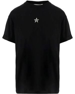 Stella McCartney Embellished Star T-Shirt - Black