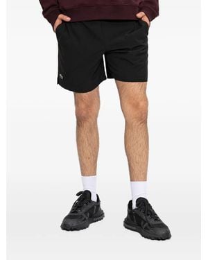 Lacoste Short À Patch Logo - Noir