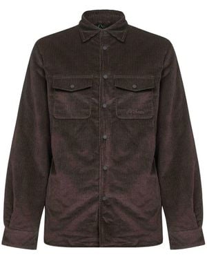 MC2 Saint Barth Snap Button Corduroy Jacket - Black