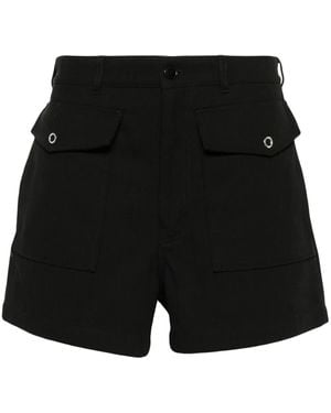 Acne Studios Twill Shorts - Black