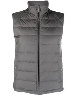 Thom Browne Chaleco acolchado con motivo 4-Bar Stripe - Gris
