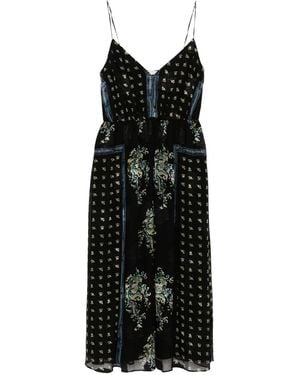 Ulla Johnson Elena Midi Dress - Black