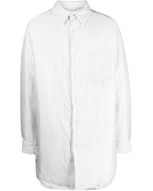 Maison Margiela Striped Padded Shirt - White