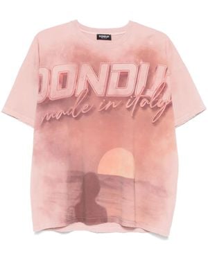 Dondup ロゴ Tシャツ - ピンク