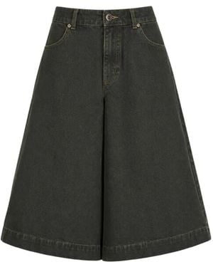 Essentiel Antwerp Bermudas Anchas Acampanadas - Gris