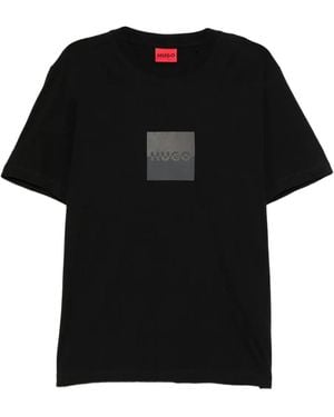 HUGO T-Shirt Con Stampa Logo - Nero