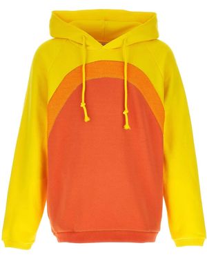 ERL Sudadera con capucha y paneles - Naranja
