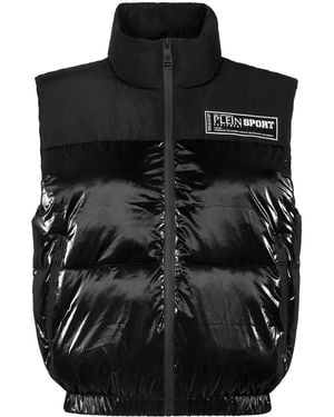 Philipp Plein キルティング ベスト - ブラック