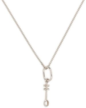 CAPSULE ELEVEN Nefer Symbol Necklace - Metallic