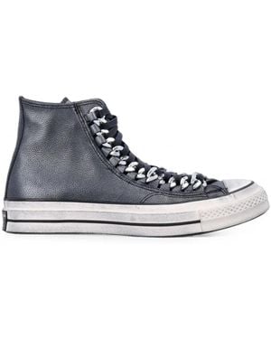 Converse Chuck 70 Industrial Glam Chain-Embellished High-Top Sneakers - White