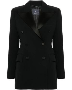 Ermanno Scervino Double-Breasted Dinner Jacket - Black