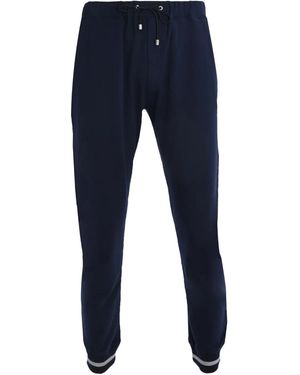Luigi Borrelli Napoli Drawstring-cuff Track Pants - ブルー